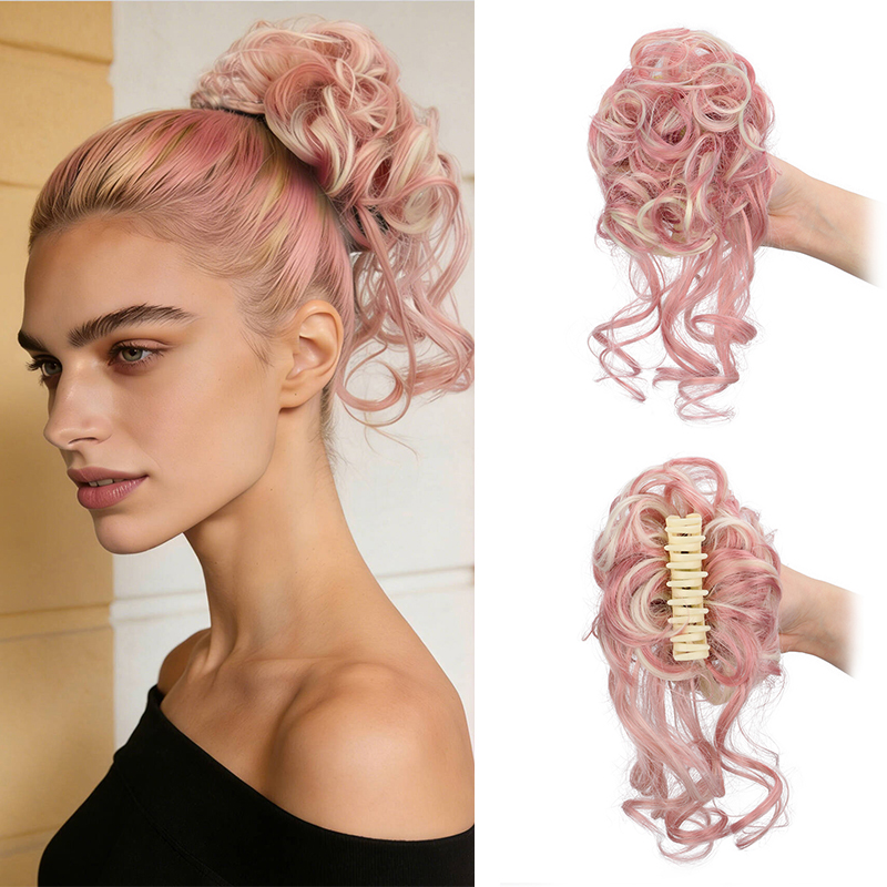 Claw Clip Messy Bun Hair Piece - Jepit Rambut Model Cakar yang Tidak