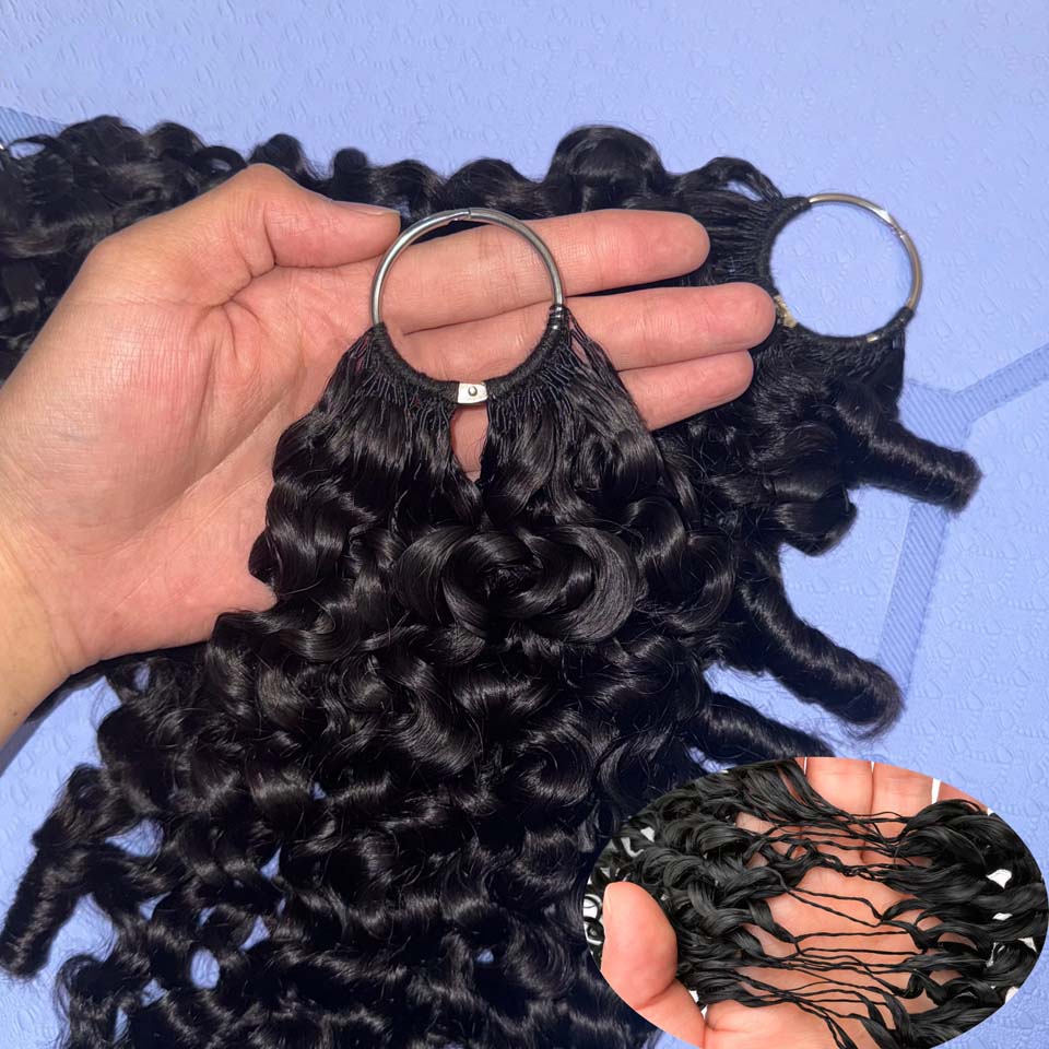 Invisible Tape In Extensions Real Hair - 12A Rambut Sambung Manusia Model Keriting