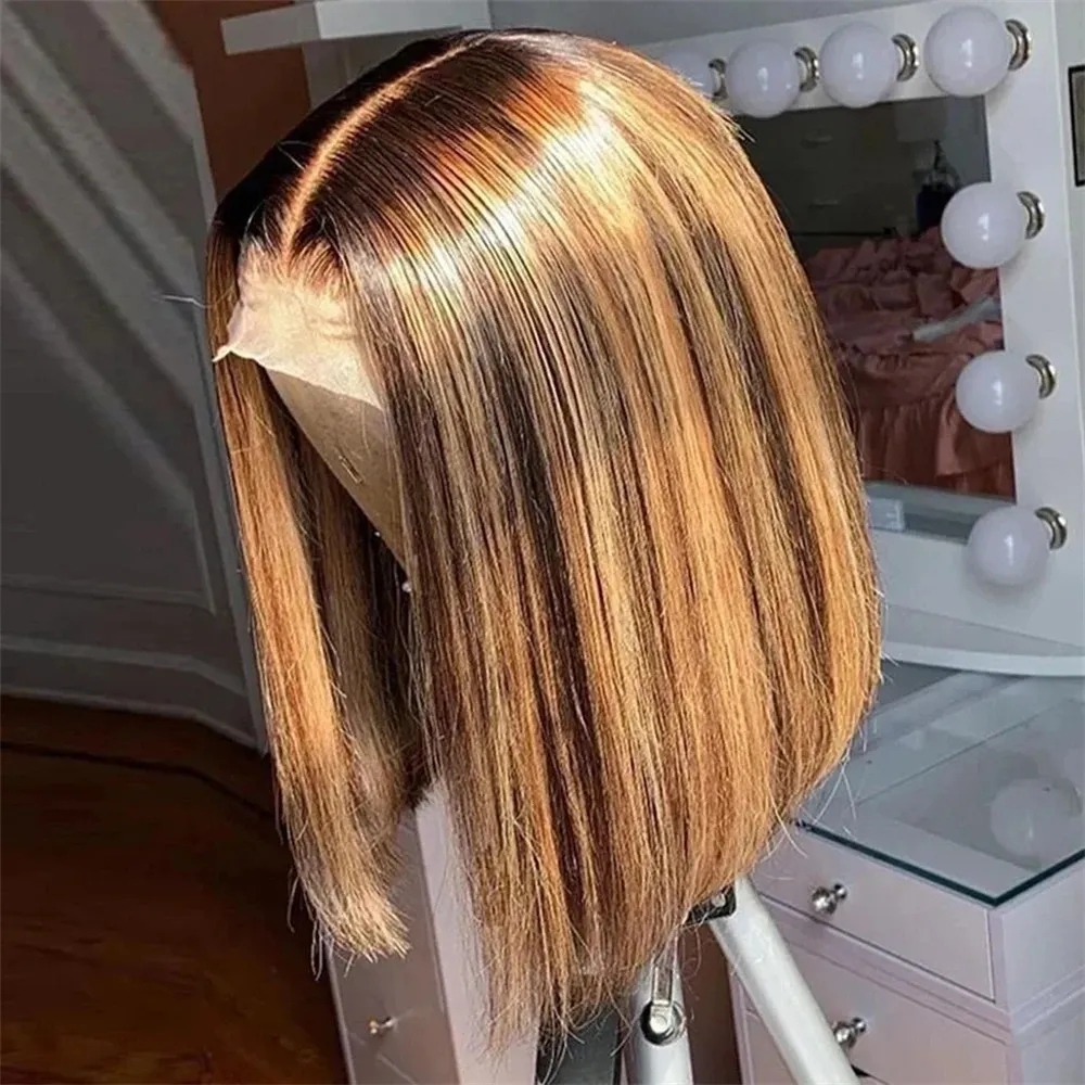 Glueless Wear And Go Human Hair Wig - Wig Bob Pirang Madu Rambut Asli