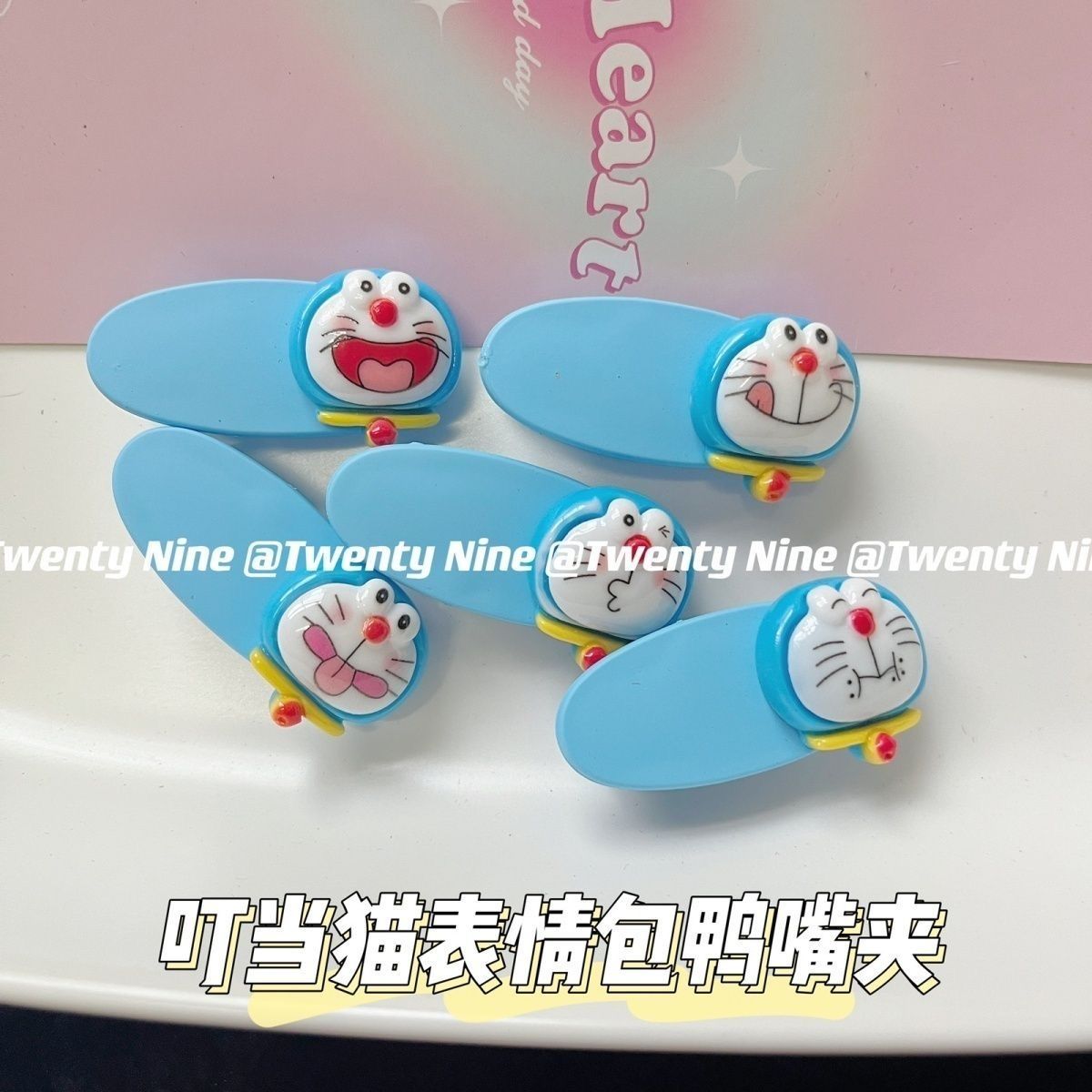 Hair Bundles - Jepit Rambut Bentuk Bebek Doraemon yang