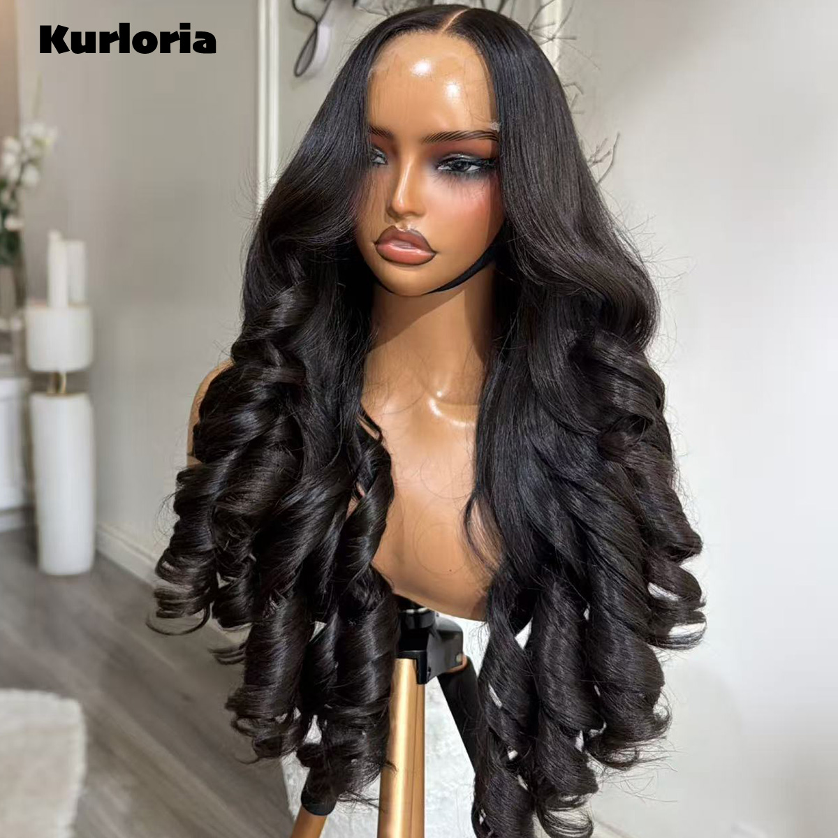 Wig Rambut Asli 100% Hitam Ala - Glueless Wear And Go Human Hair Wig ulasan dan harga
