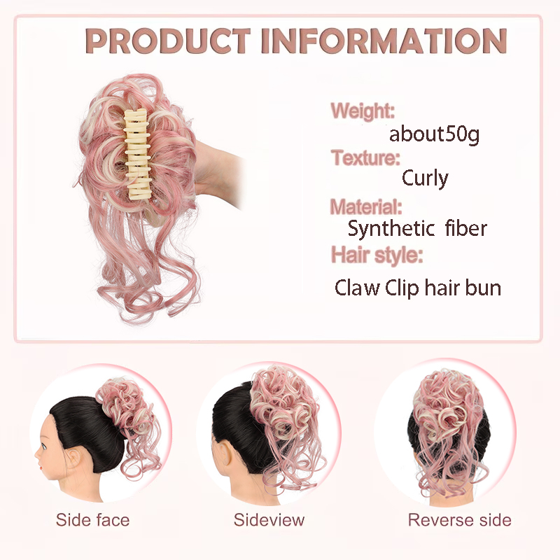 Jepit Rambut Model Cakar yang  - Claw Clip Messy Bun Hair Piece ulasan dan harga