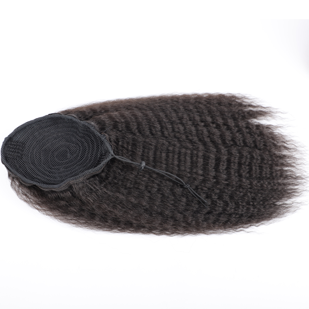 Ekstensi Rambut Elastis Ekor K - Drawstring Afro Curly Puff Ponytail ulasan dan harga