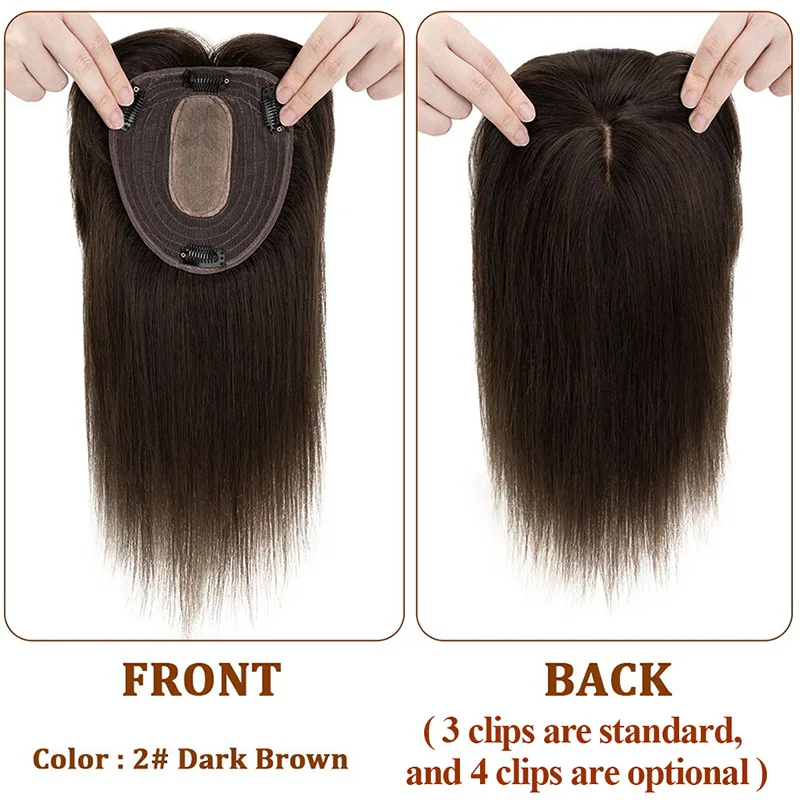 Atasan sutra dasar wanita klip - Seamless Clip In Hair Extensions Human Hair ulasan dan harga
