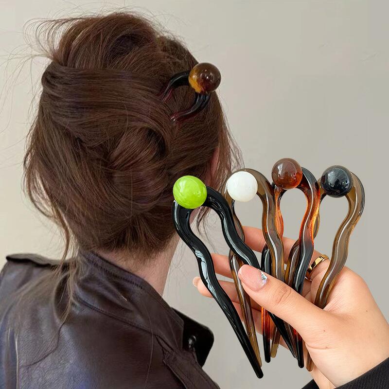 Jepit Rambut Bentuk U Mutiara  - Hair Bundles ulasan dan harga