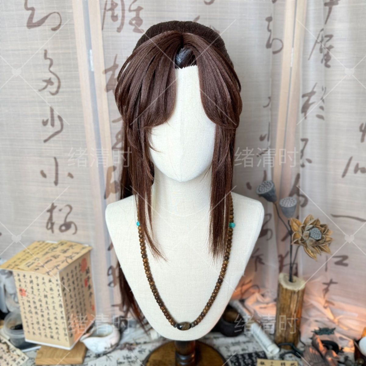 Wig Gaya Guangling Wang Ashes  - Synthetic Wigs ulasan dan harga