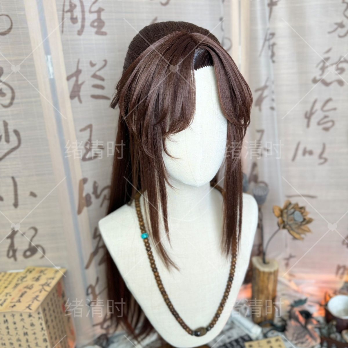 Wig Gaya Guangling Wang Ashes  - Synthetic Wigs ulasan dan harga