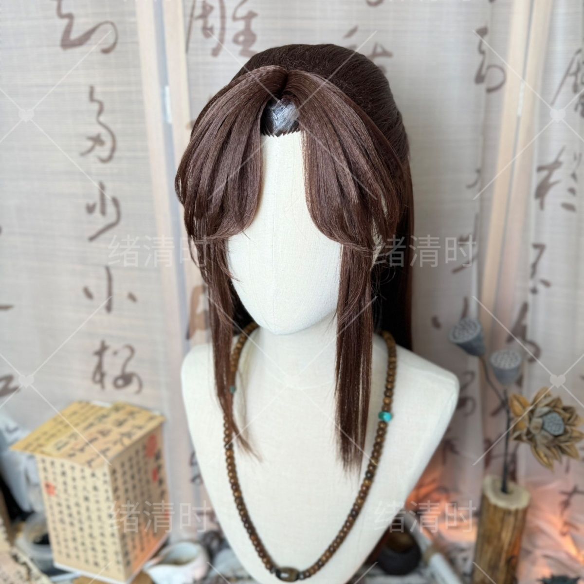 Wig Gaya Guangling Wang Ashes  - Synthetic Wigs ulasan dan harga