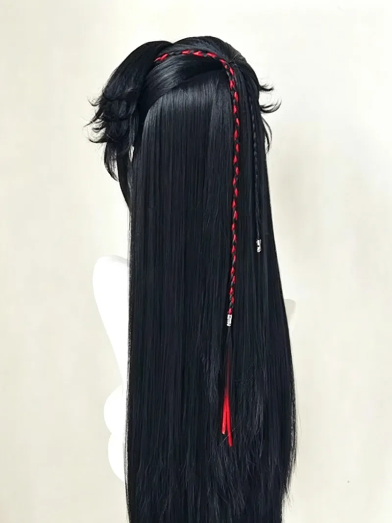 Wig bergaya Hua Cheng, wig khu - Synthetic Wigs ulasan dan harga
