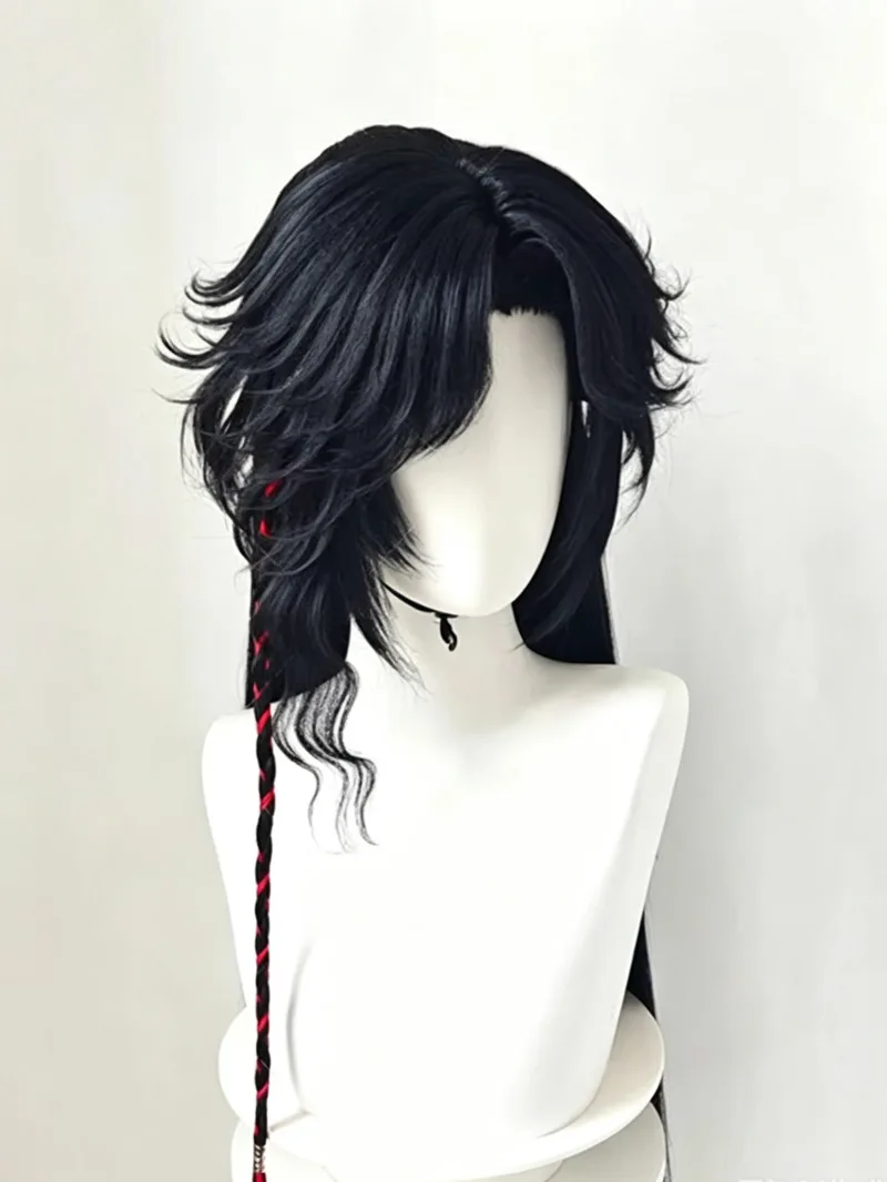 Wig bergaya Hua Cheng, wig khu - Synthetic Wigs ulasan dan harga