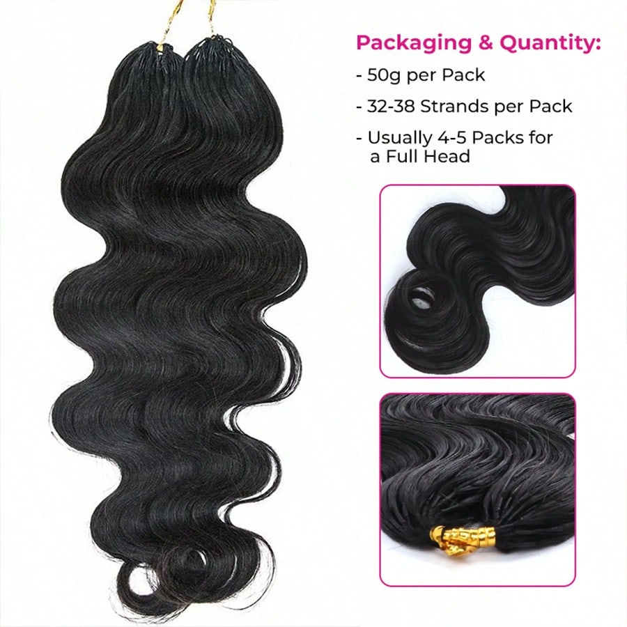 Ekstensi Rambut Manusia Model  - Hair Bundles ulasan dan harga