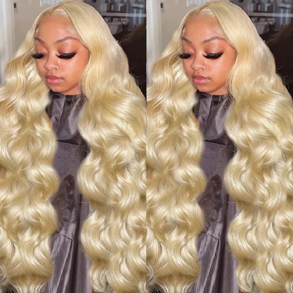 Wig Rambut Manusia 46 Inci HD  - Lace Front Wigs ulasan dan harga