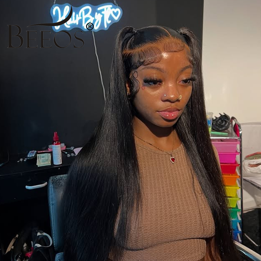 250% 13x4 HD Transparan Lace F - Hd Lace Frontal Wig Human Hair Pre Plucked ulasan dan harga