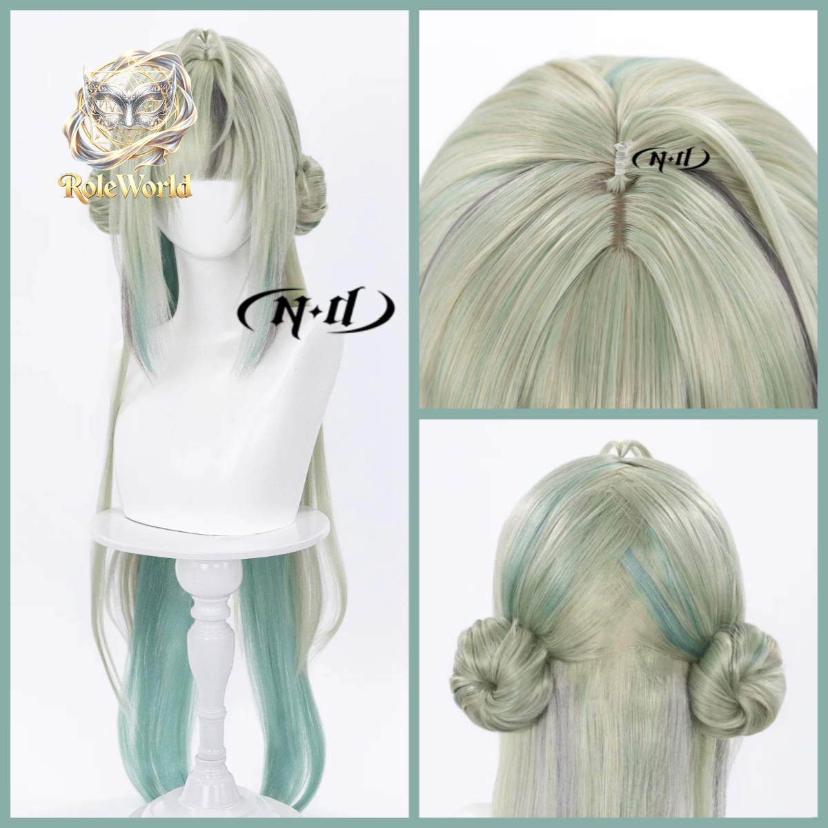 Wig Cosplay Si Arknights Endfi - Synthetic Wigs ulasan dan harga